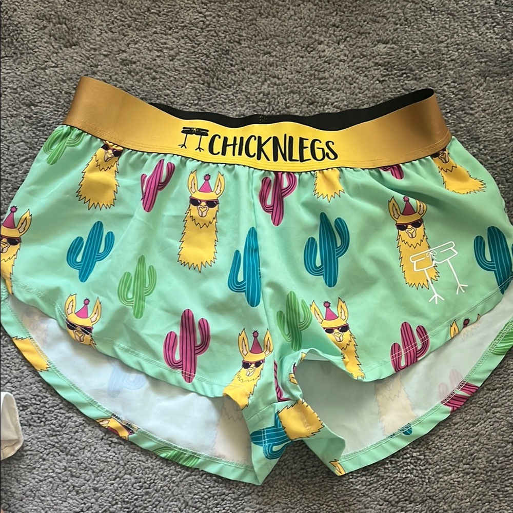 ChicknLegs Black Running Shorts